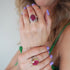 Dewberry Ring in various gemstones